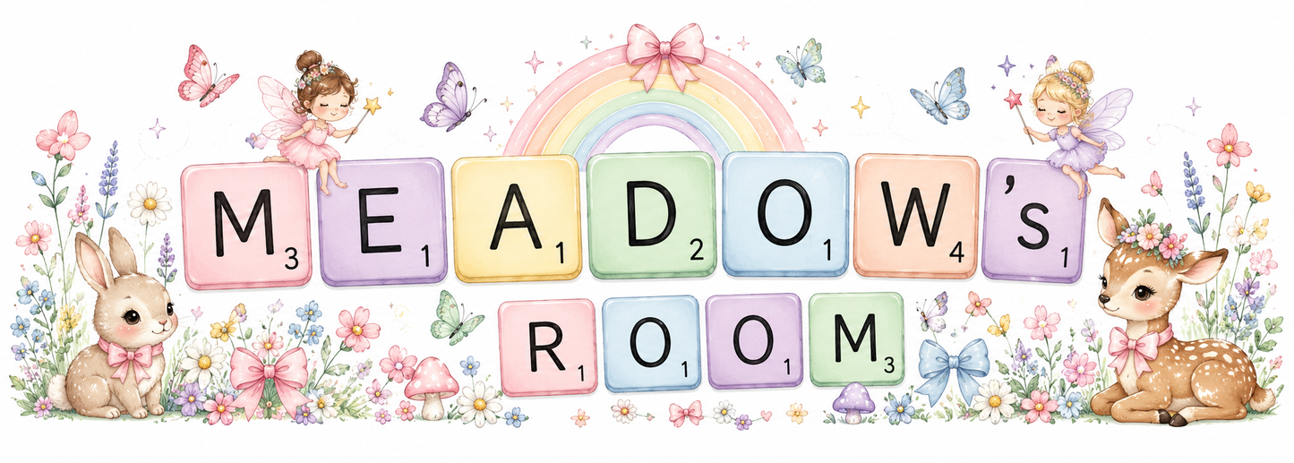 Personalised Children’s Door Sign – Custom Name & Theme – 280mm x 100mm
