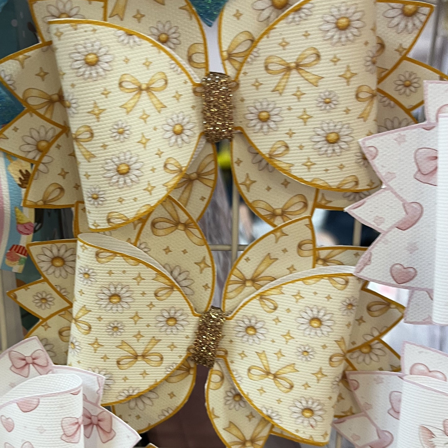 Handmade Boutique Hair Bows | Faux Leather Hair Clips | Girls Hair Accessories