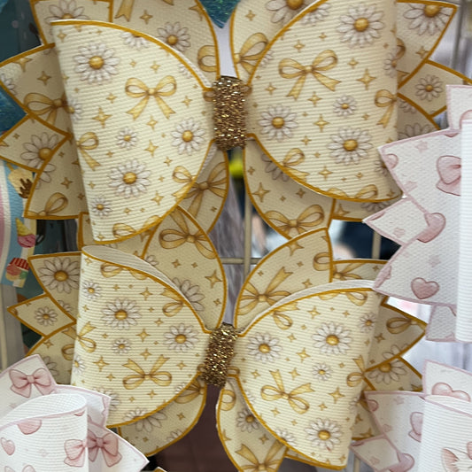 Handmade Boutique Hair Bows | Faux Leather Hair Clips | Girls Hair Accessories