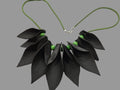 Recycled Bike Inner Tube Necklace - Handmade Eco-Friendly Upcycled Jewellery UK