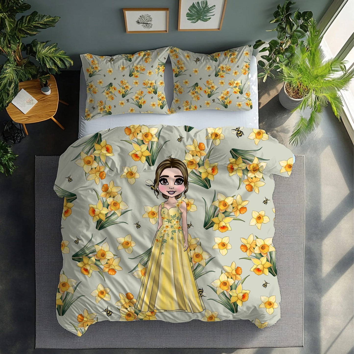Personalised Bedding Set - Custom Name Duvet Cover (Single, Double, King)