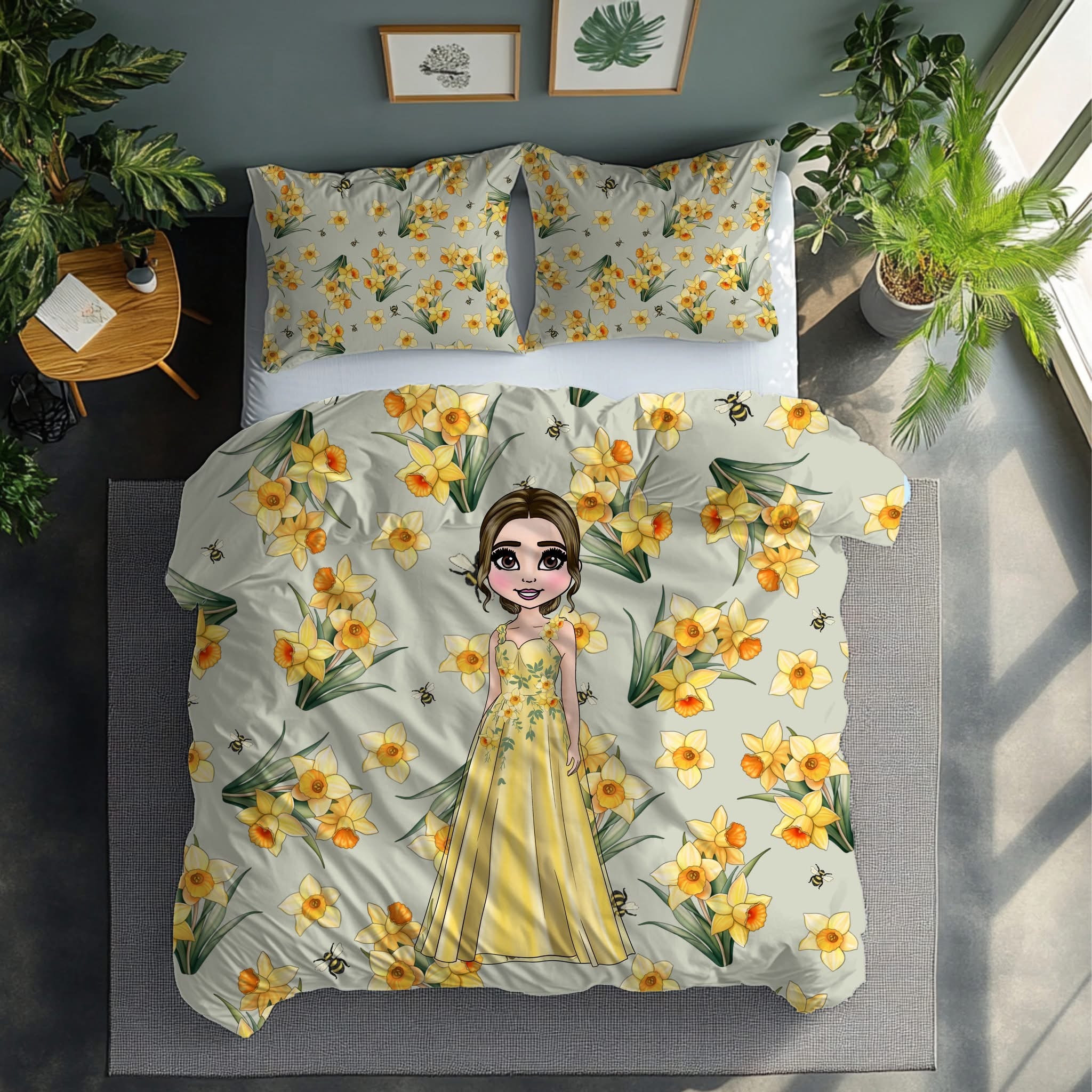 Personalised Bedding Set - Custom Name Duvet Cover (Single, Double, King)