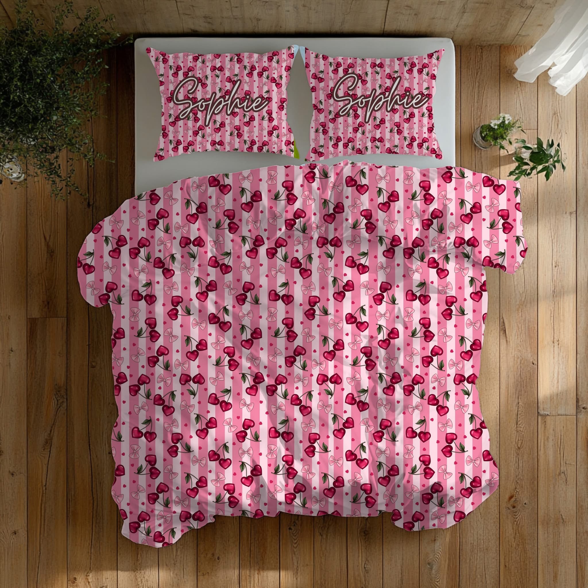 Personalised Bedding Set - Custom Name Duvet Cover (Single, Double, King)