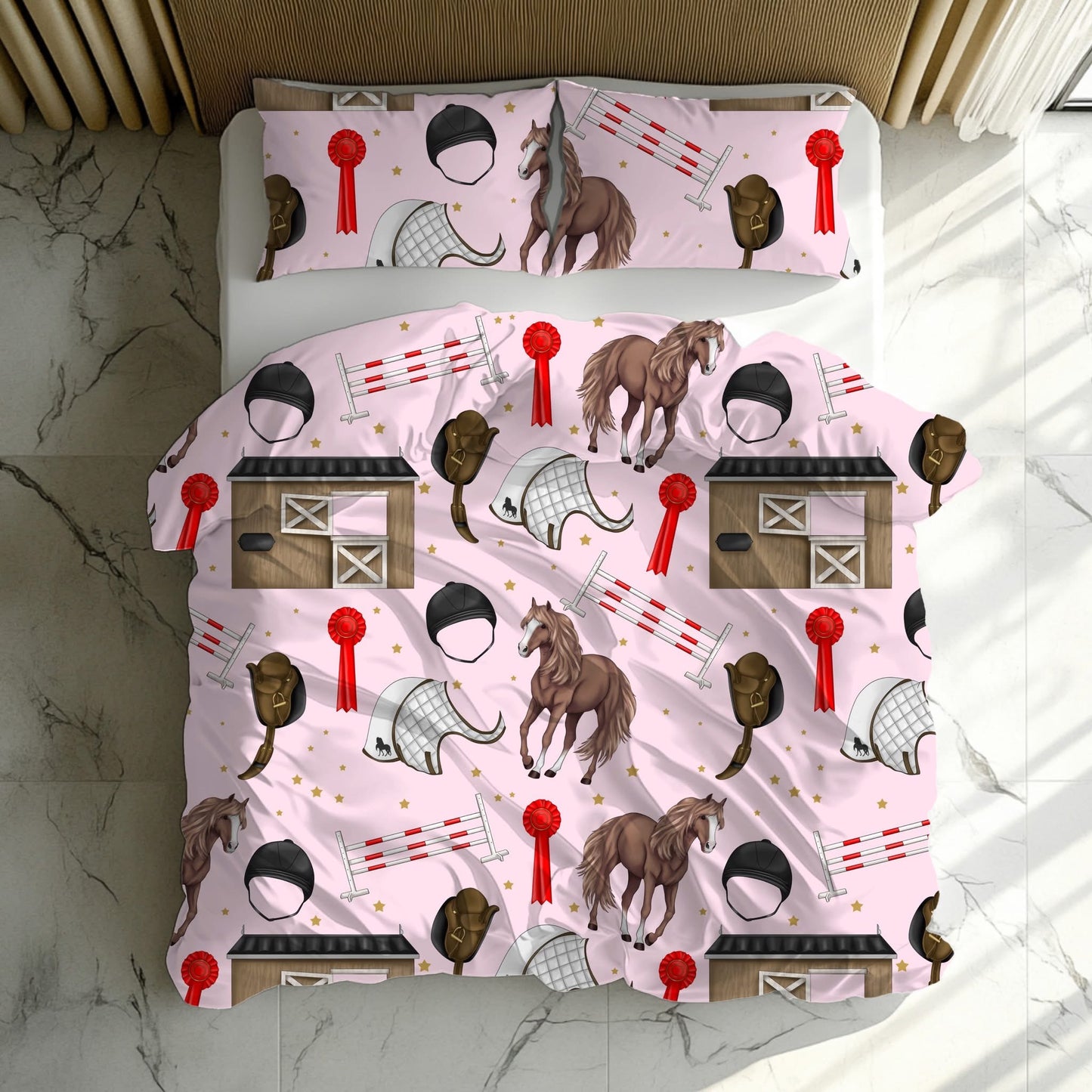 Personalised Bedding Set - Custom Name Duvet Cover (Single, Double, King)