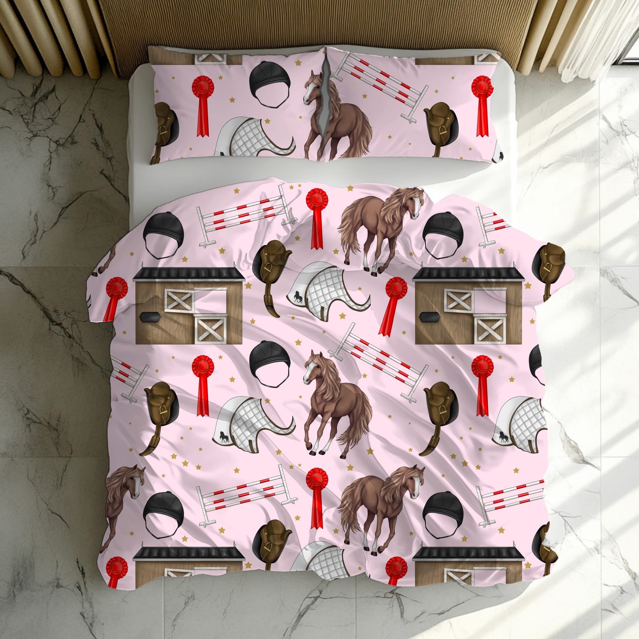 Personalised Bedding Set - Custom Name Duvet Cover (Single, Double, King)