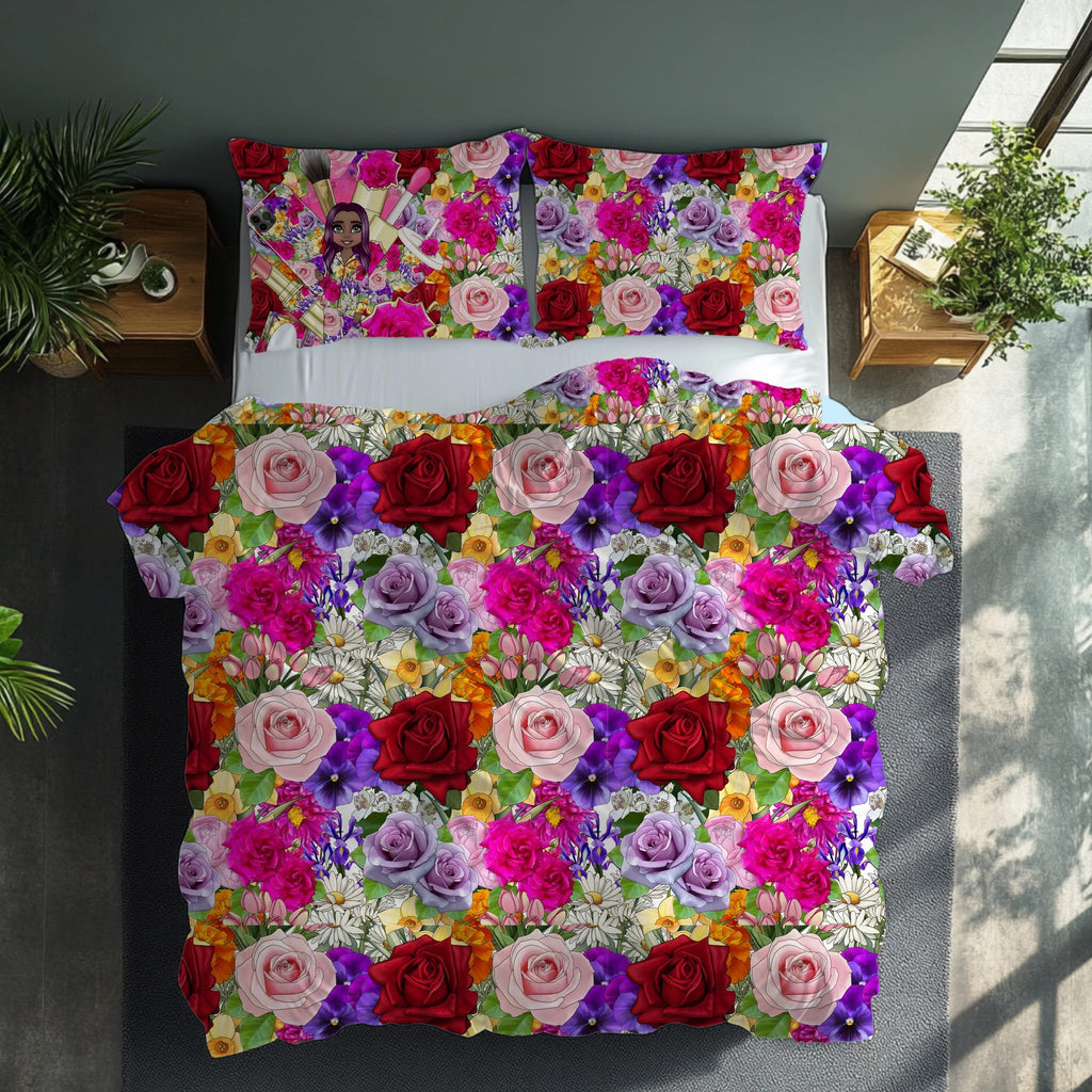 Personalised Bedding Set - Custom Name Duvet Cover (Single, Double, King)
