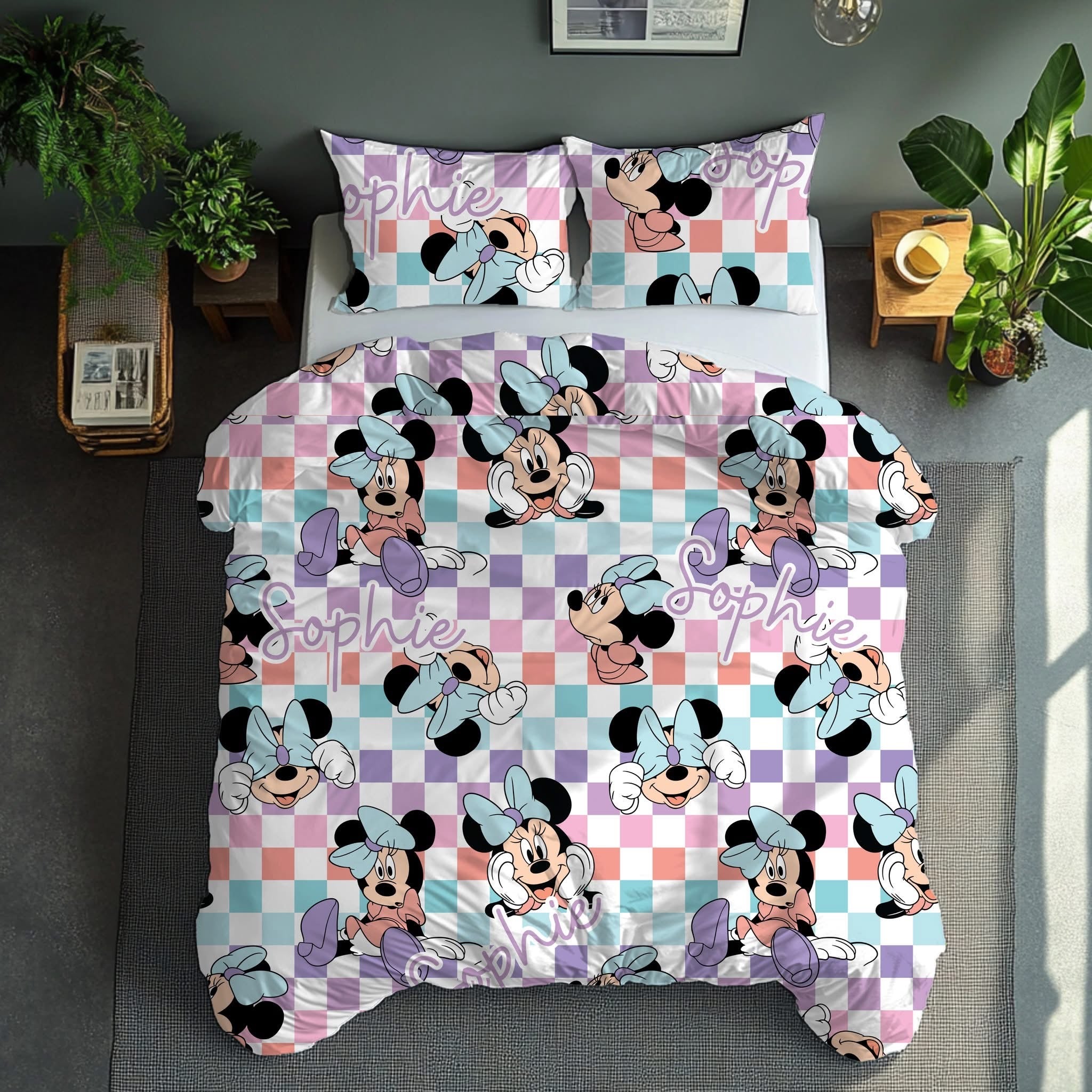 Personalised Bedding Set - Custom Name Duvet Cover (Single, Double, King)