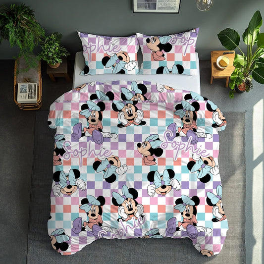 Personalised Bedding Set - Custom Name Duvet Cover (Single, Double, King)