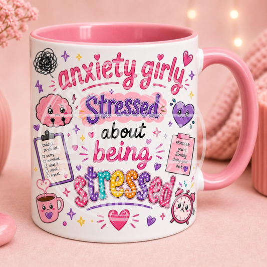 Decorated Mug and Coaster Set