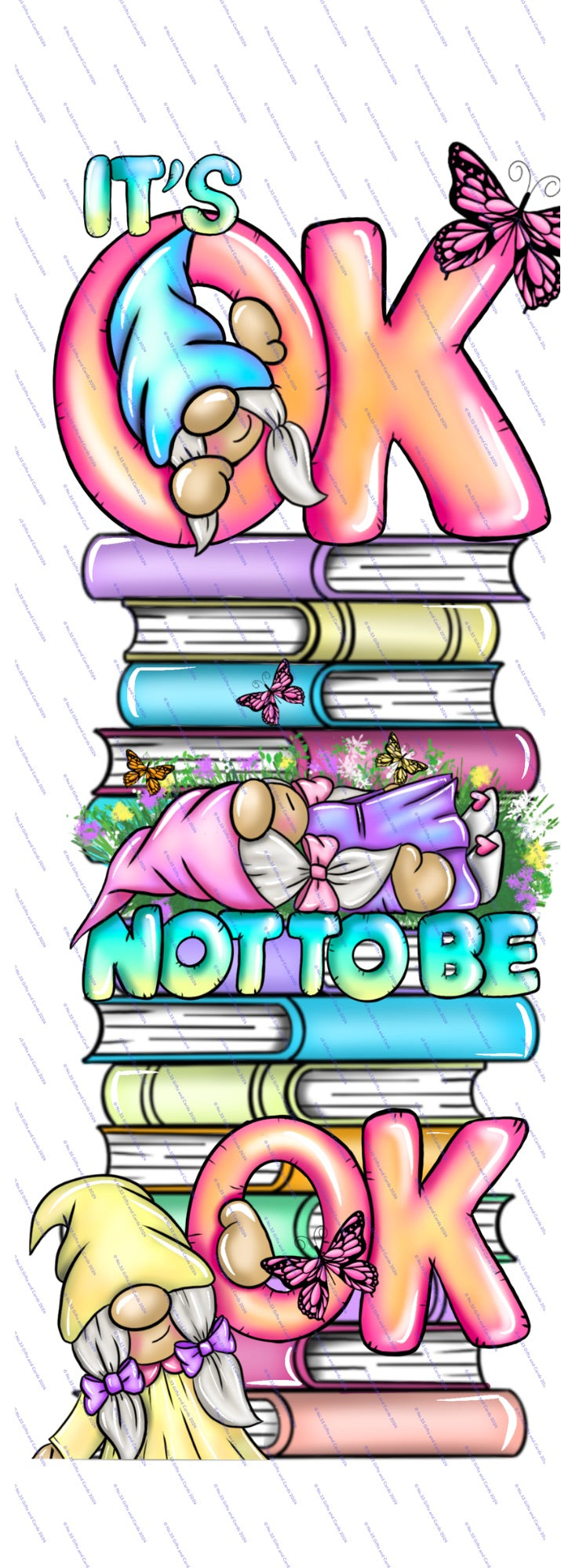 Whimsical Character Bookmarks — Vinyl Bookmark
