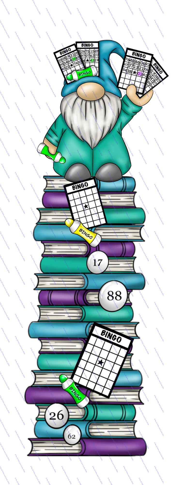 Whimsical Character Bookmarks — Vinyl Bookmark
