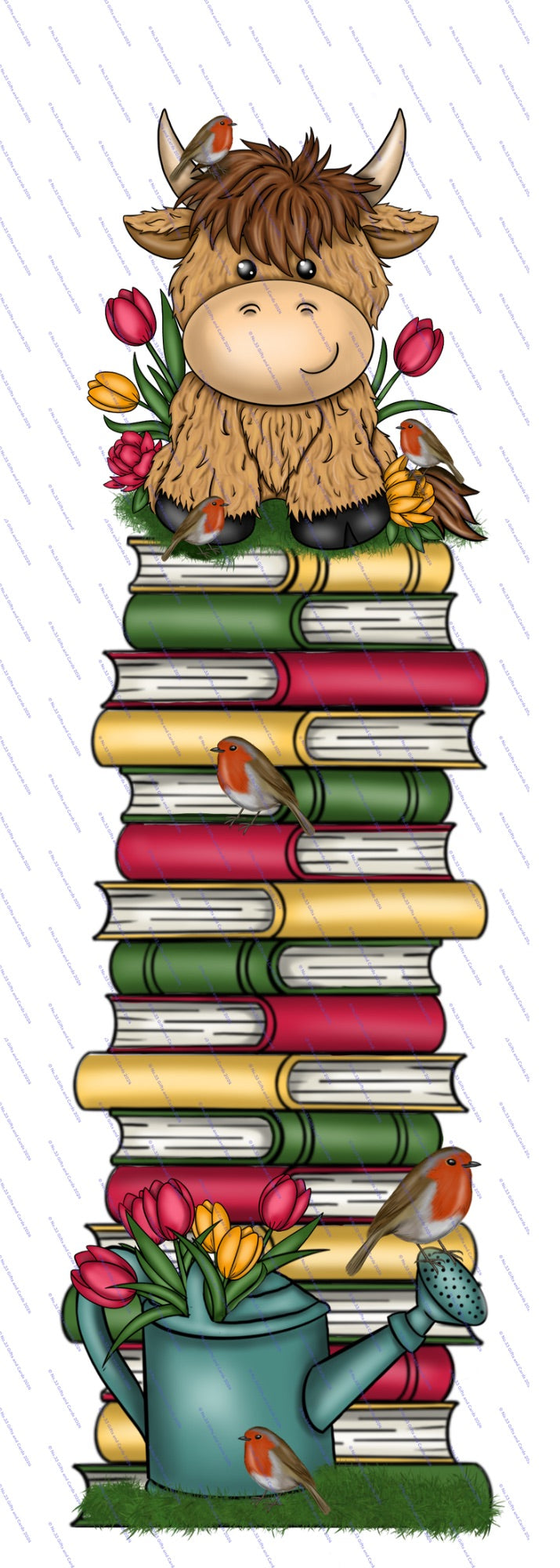 Whimsical Character Bookmarks — Vinyl Bookmark