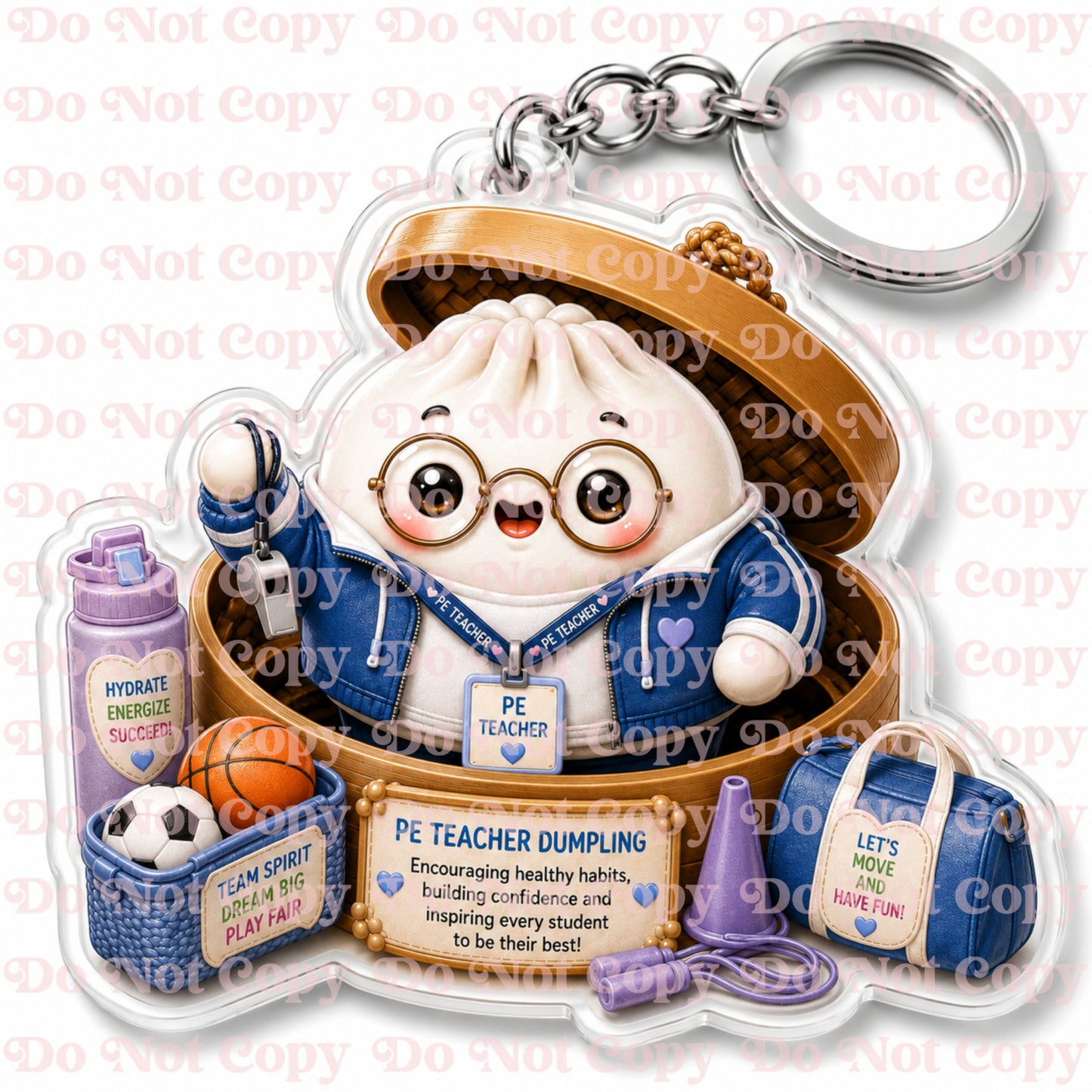 Head Teacher Dumpling  Keyring