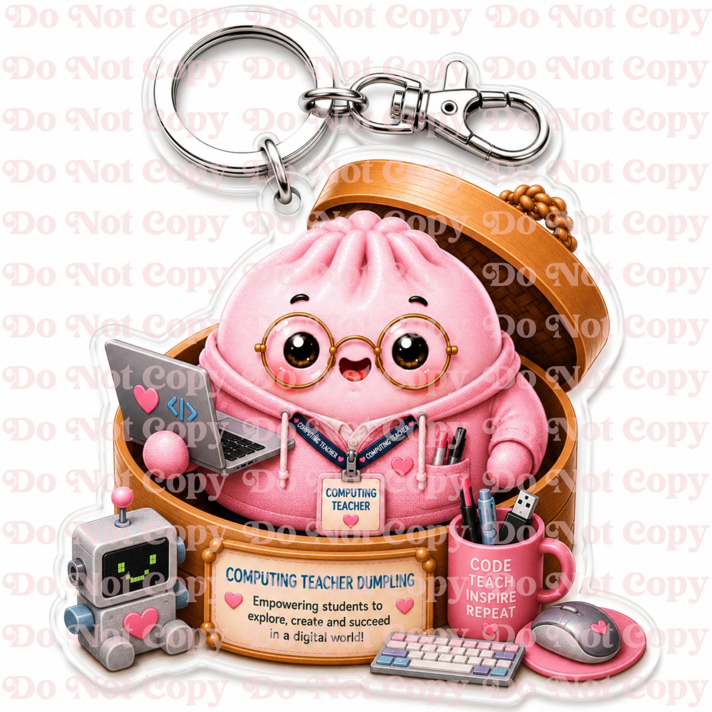 Head Teacher Dumpling  Keyring