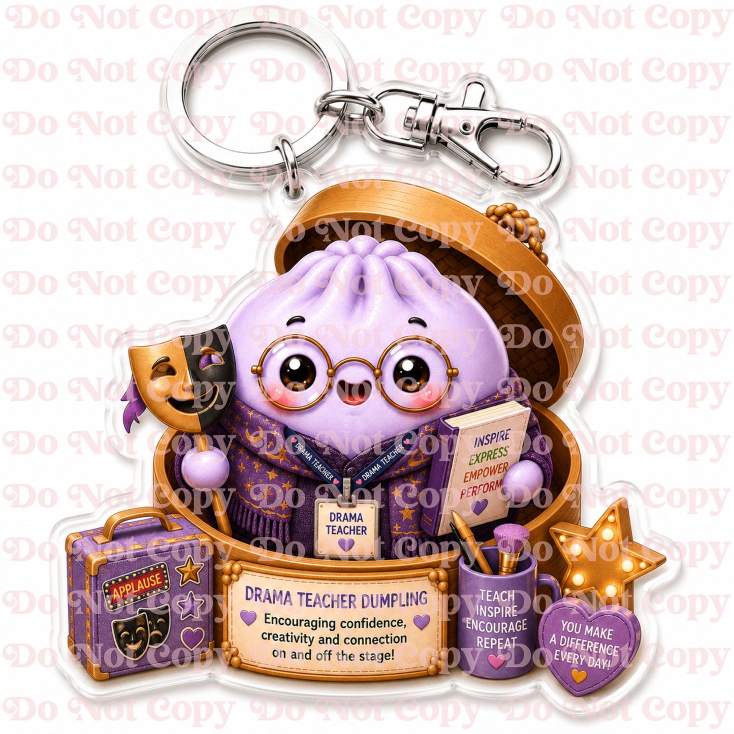Head Teacher Dumpling  Keyring