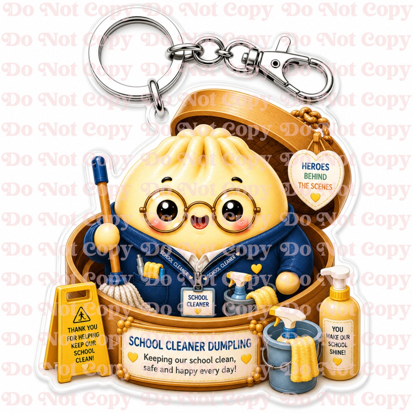 Head Teacher Dumpling  Keyring