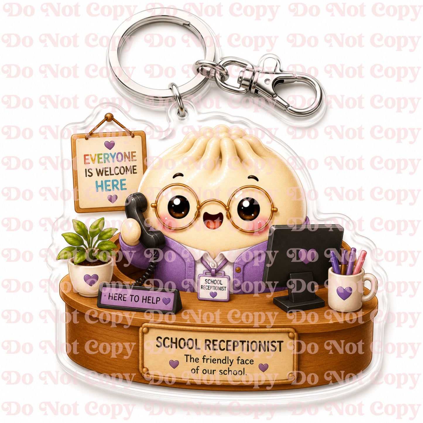 Head Teacher Dumpling  Keyring