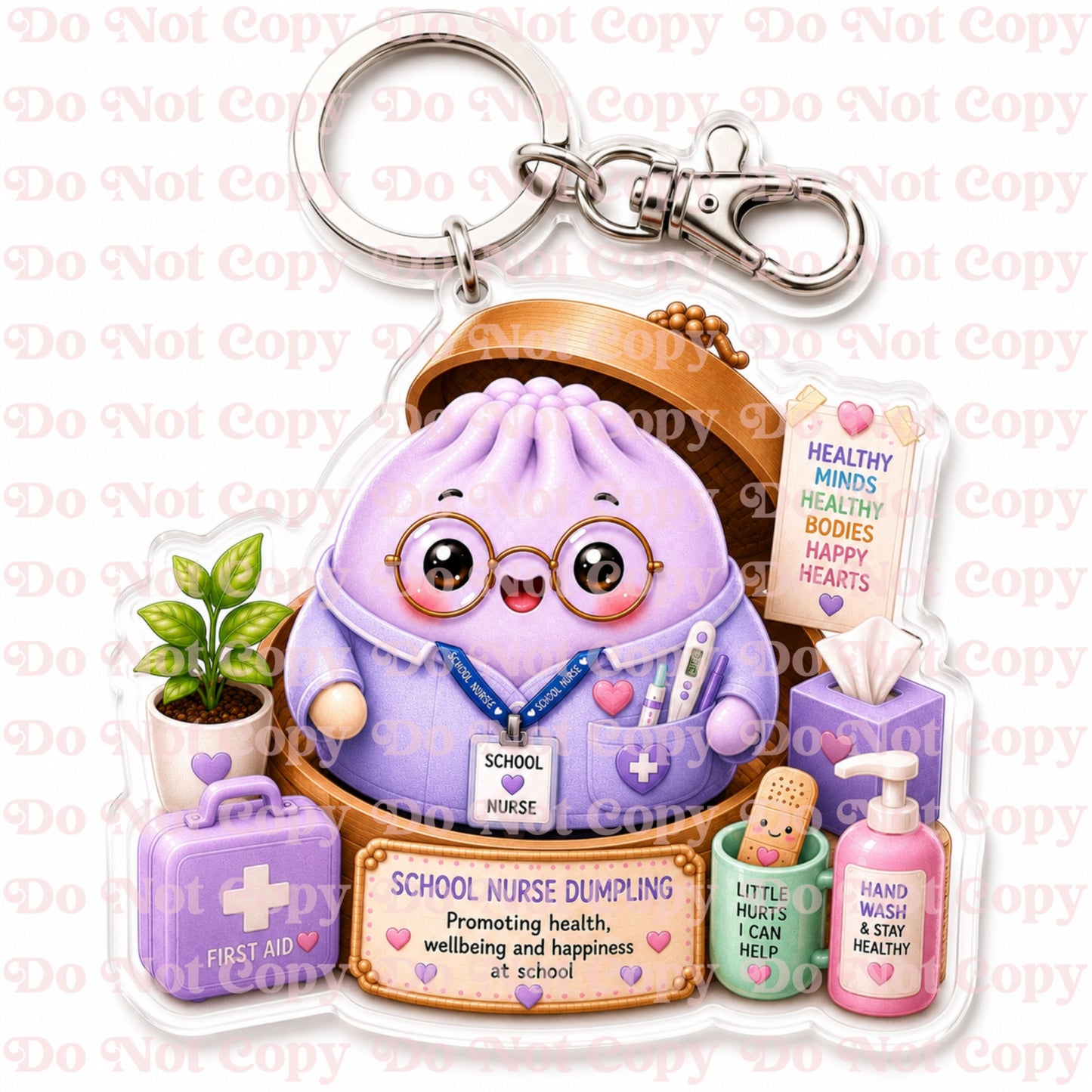 Head Teacher Dumpling  Keyring