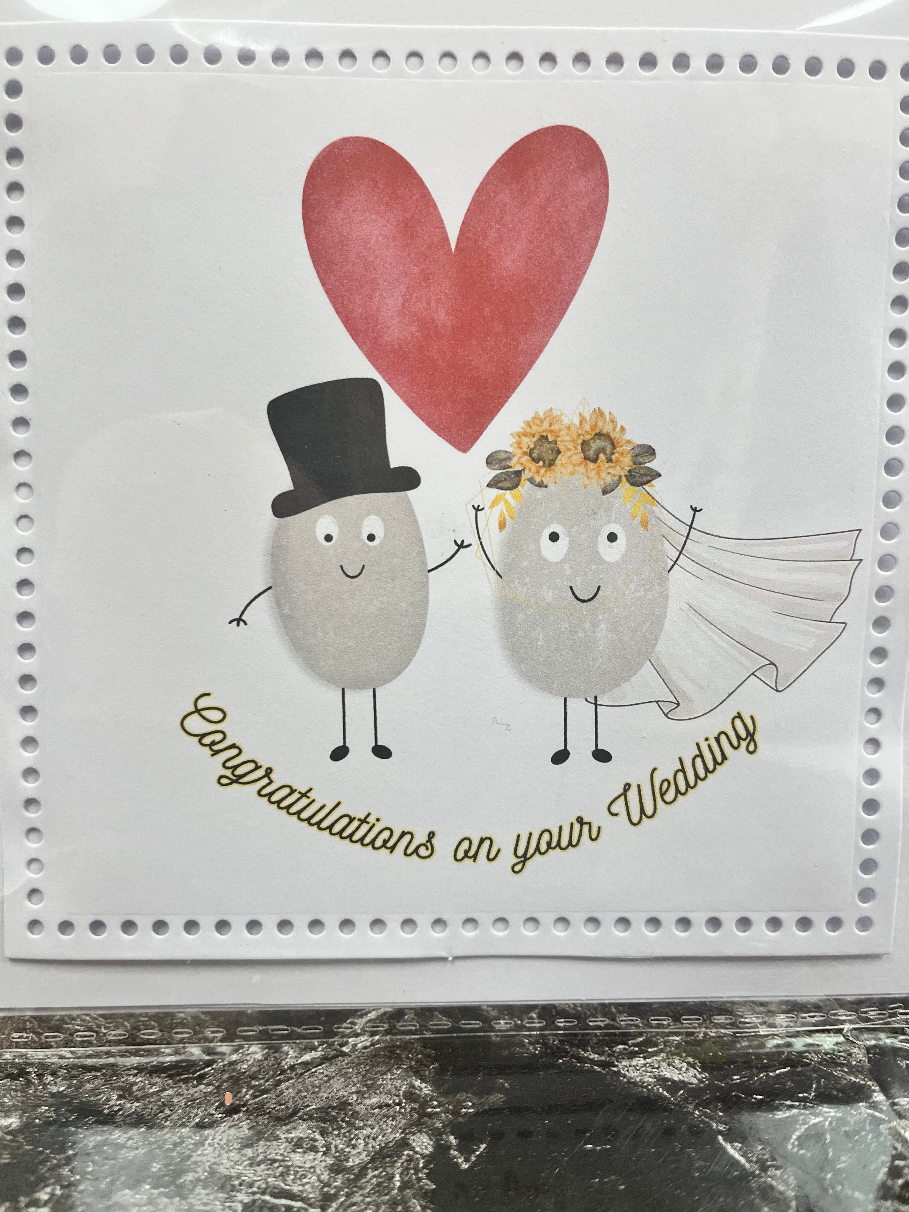Handmade Pebble Art Greeting Cards – New Baby &