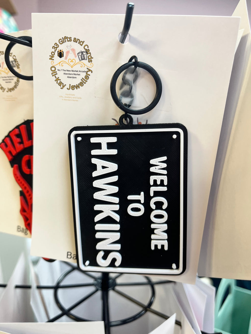 Strange things Bag and Key ring Charms