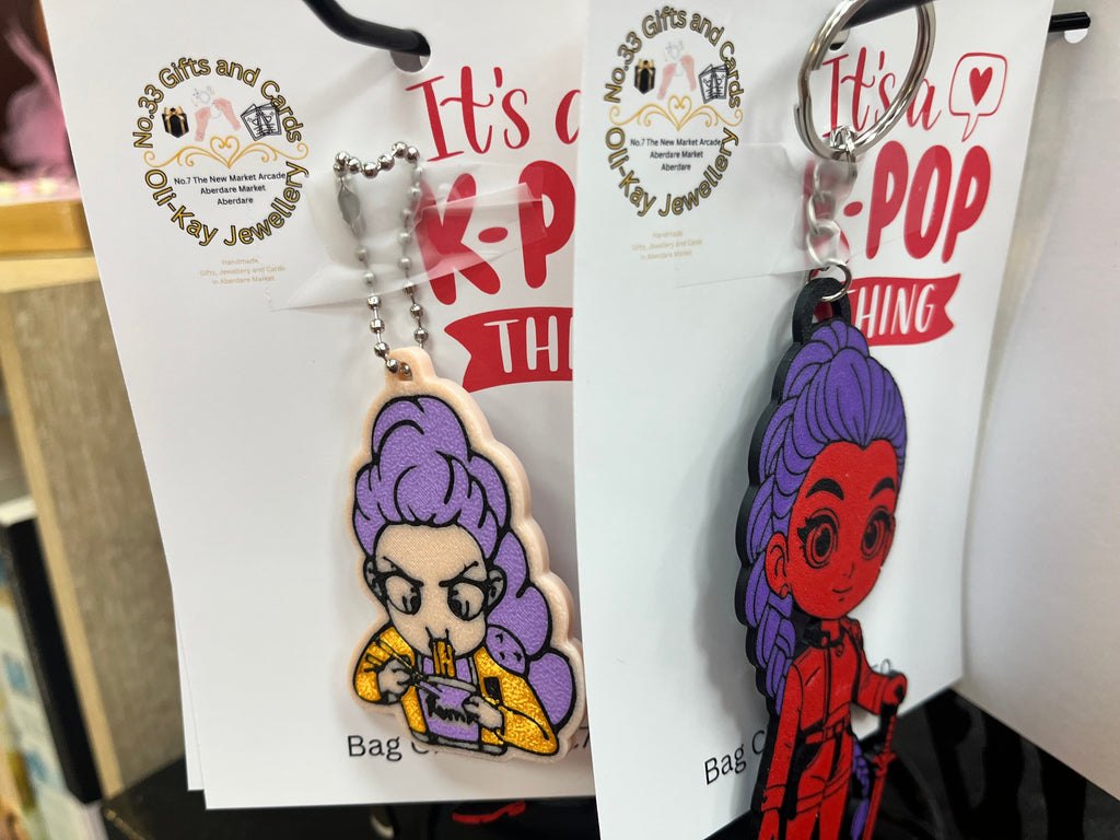 K POP bag chains