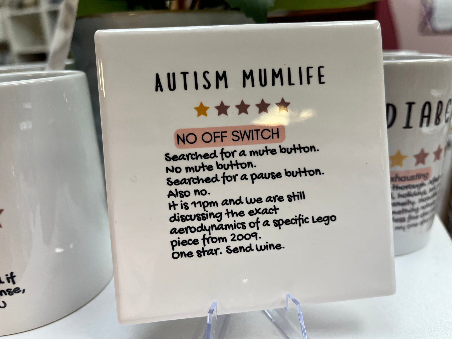 Poor review funny mugs and coasters