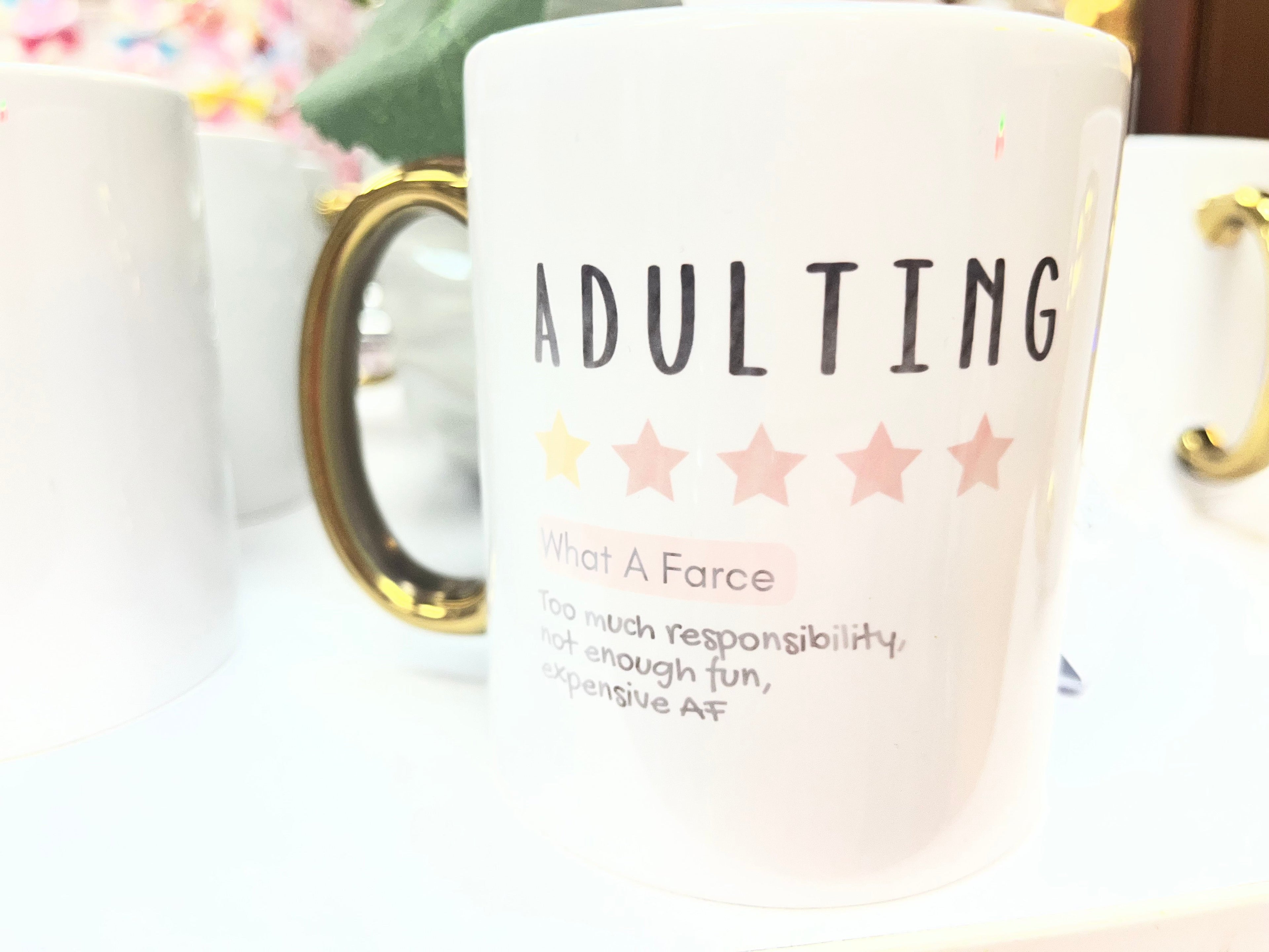 Poor review funny mugs and coasters