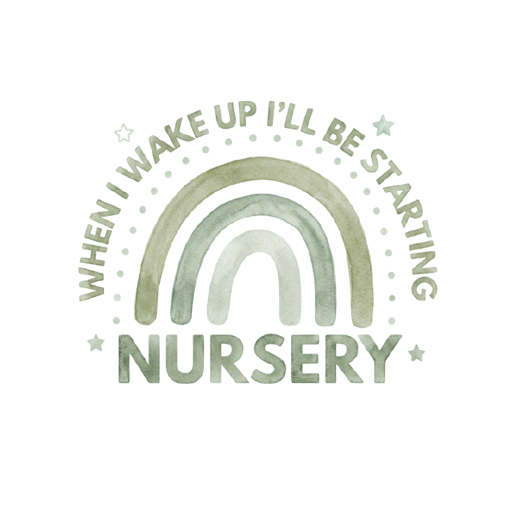 Sage Rainbow Nursery starting school pyjama design